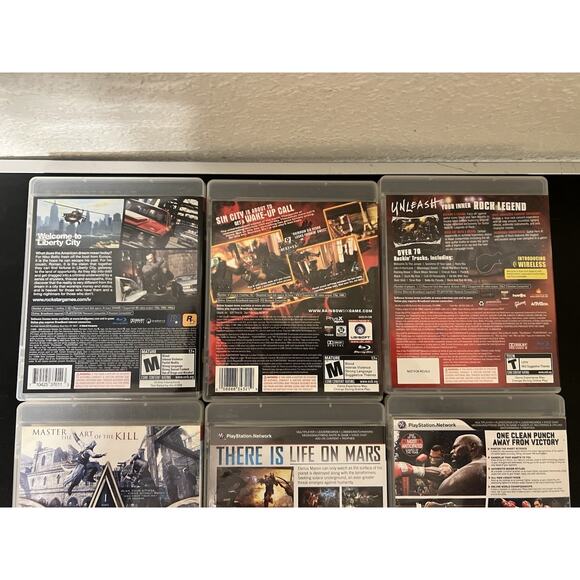 Lot Of 6 PlayStation 3 Games. GTA IV, Guitar Hero, Fight Night - Picture 9 of 12